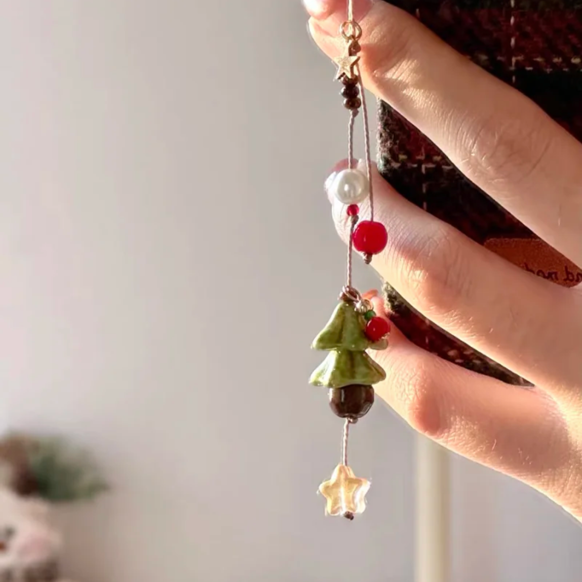 Christmas Tree Charm | Bag & Keychain Accessory | Original Handmade