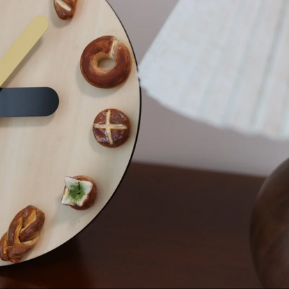 Dessert & Bread Clock | Creative Home Decor | Cozy Gift