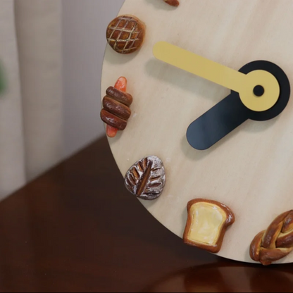 Dessert & Bread Clock | Creative Home Decor | Cozy Gift