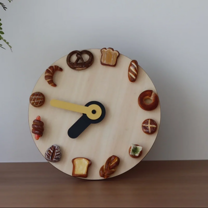 Dessert & Bread Clock | Creative Home Decor | Cozy Gift