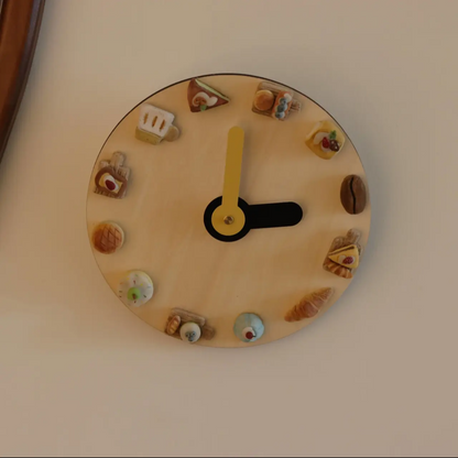 Dessert & Bread Clock | Creative Home Decor | Cozy Gift