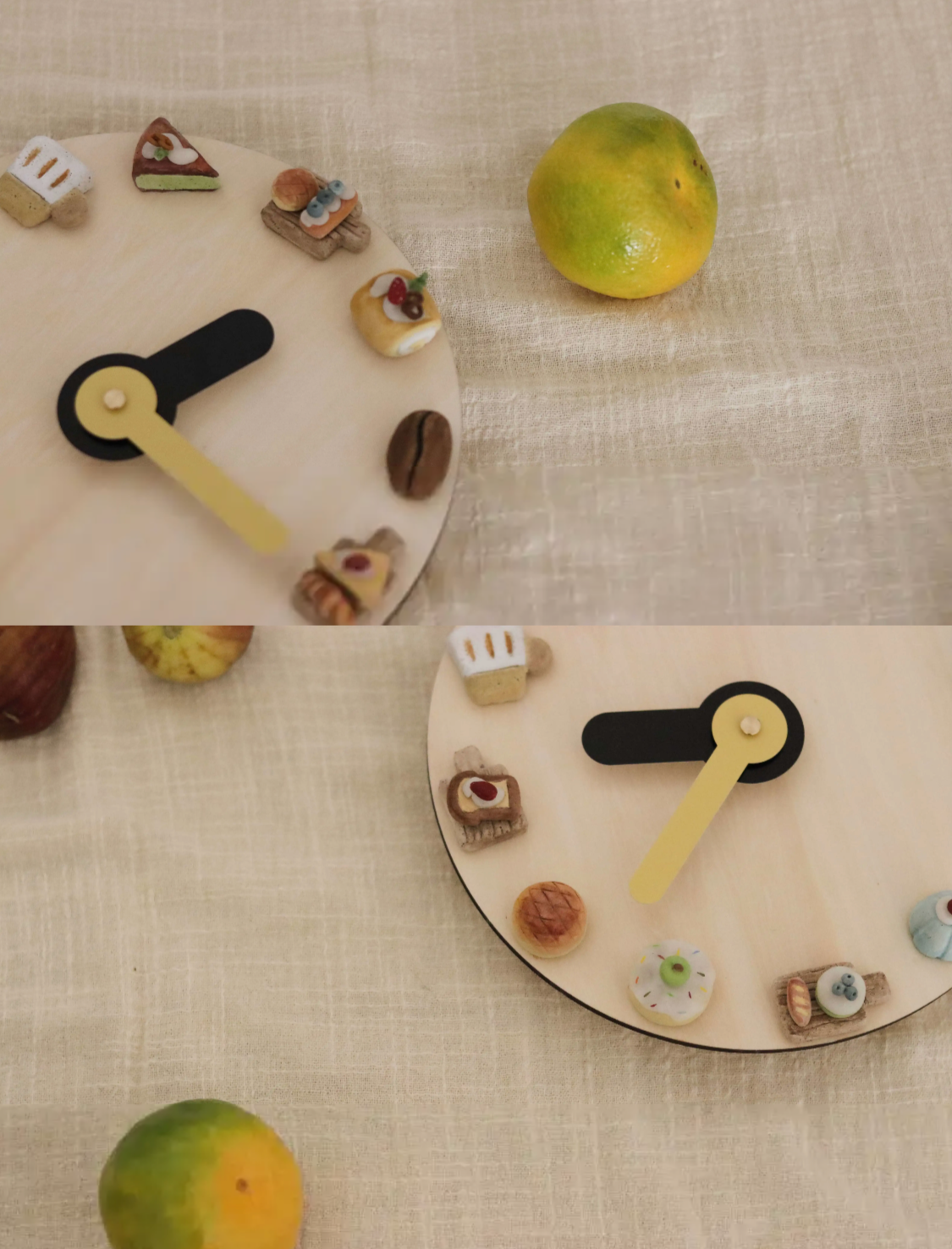 Dessert & Bread Clock | Creative Home Decor | Cozy Gift