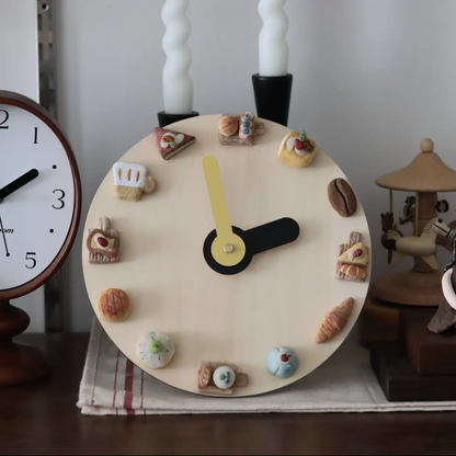 Dessert & Bread Clock | Creative Home Decor | Cozy Gift