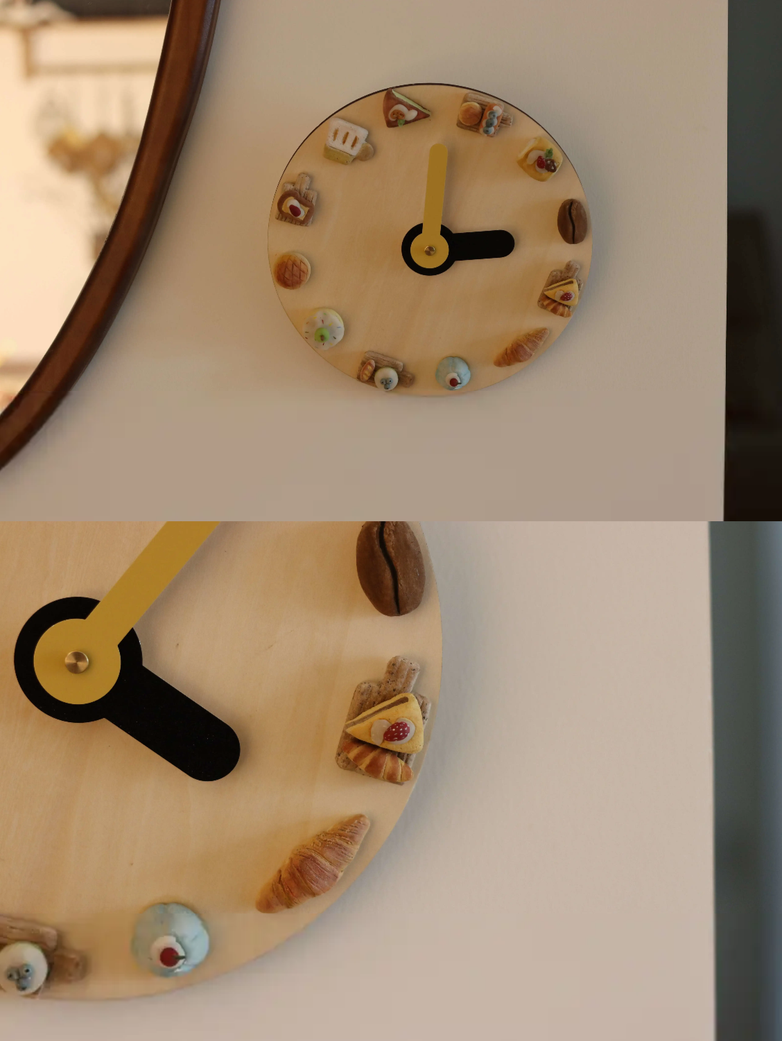 Dessert & Bread Clock | Creative Home Decor | Cozy Gift