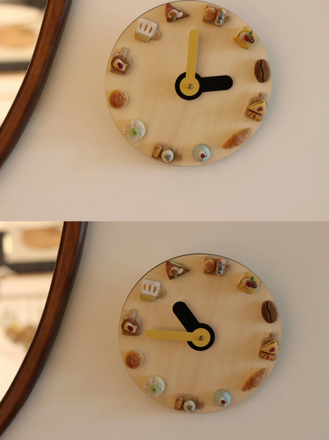 Dessert & Bread Clock | Creative Home Decor | Cozy Gift