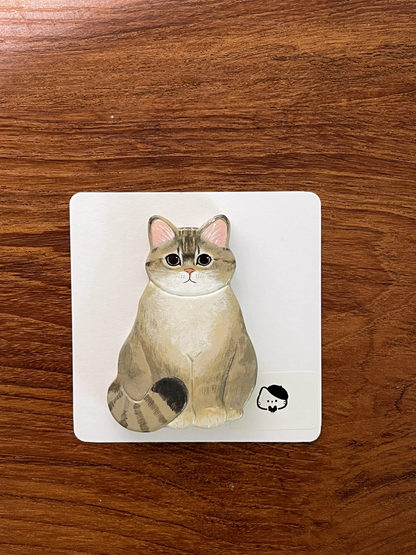 Handmade Cat Fridge Magnets | Clay Art | Customizable