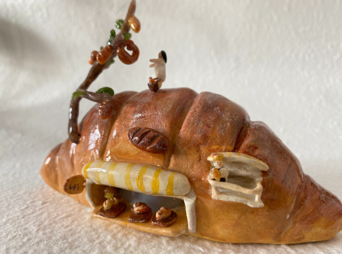 Salted Croissant House | Creative Nightlight Decor | Birthday Gift