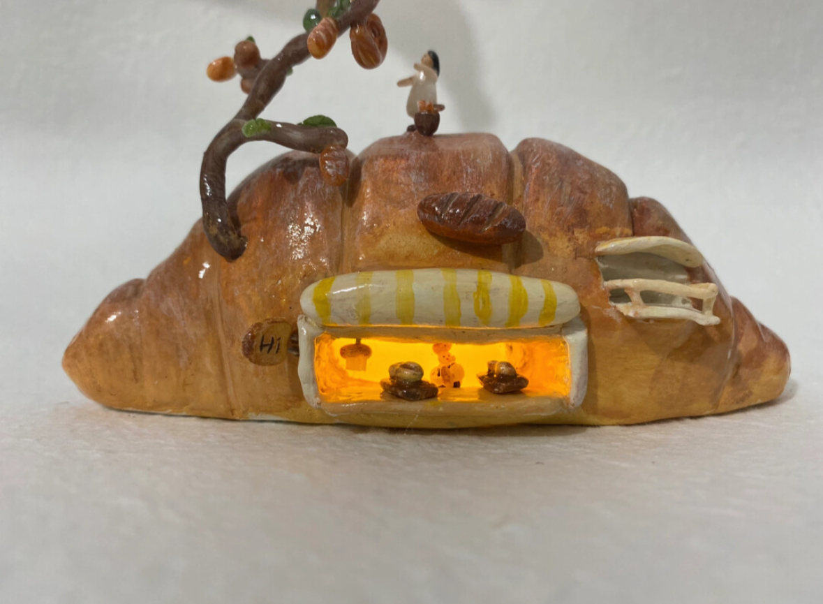 Salted Croissant House | Creative Nightlight Decor | Birthday Gift