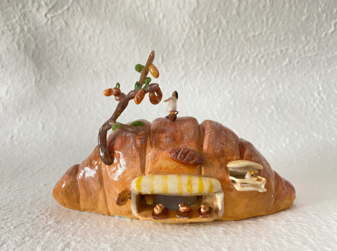 Salted Croissant House | Creative Nightlight Decor | Birthday Gift